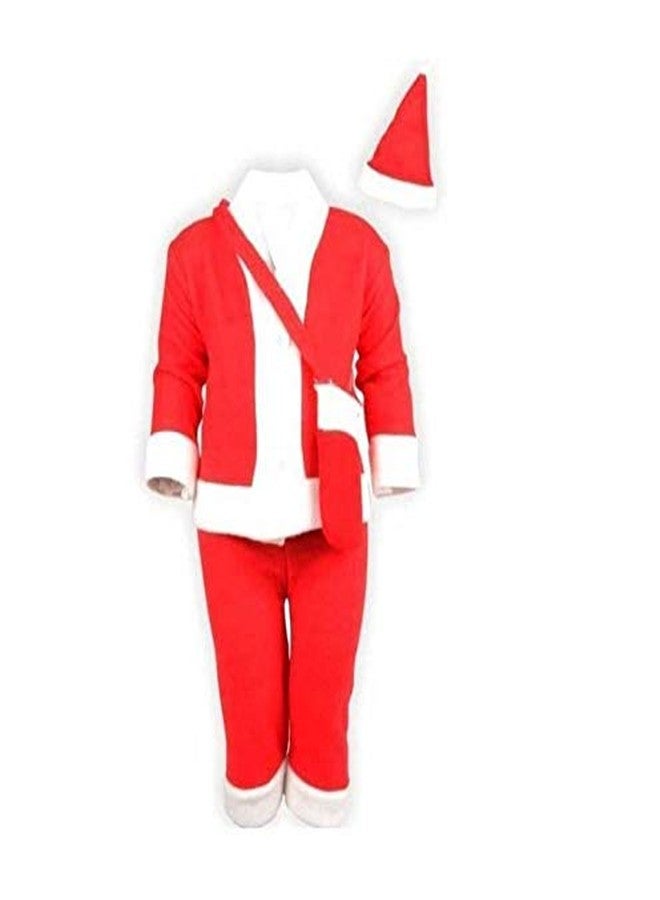 Osmosis Santa Claus Dress Costume for Baby Boys Girls Kids (6-7 Years) For Christmas/New Year - Image 2